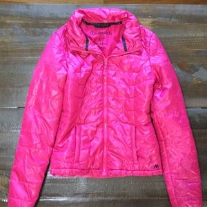 AEROPOSTALE WOMEN’S PINK PUFFER JACKET SZ SMALL